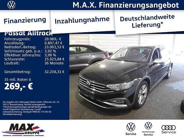Deep black perleffekt (metallic) Gebraucht 2022 VW Passat Alltrack Kombi | 29.989 € (Guter Preis) - Bild 1/3