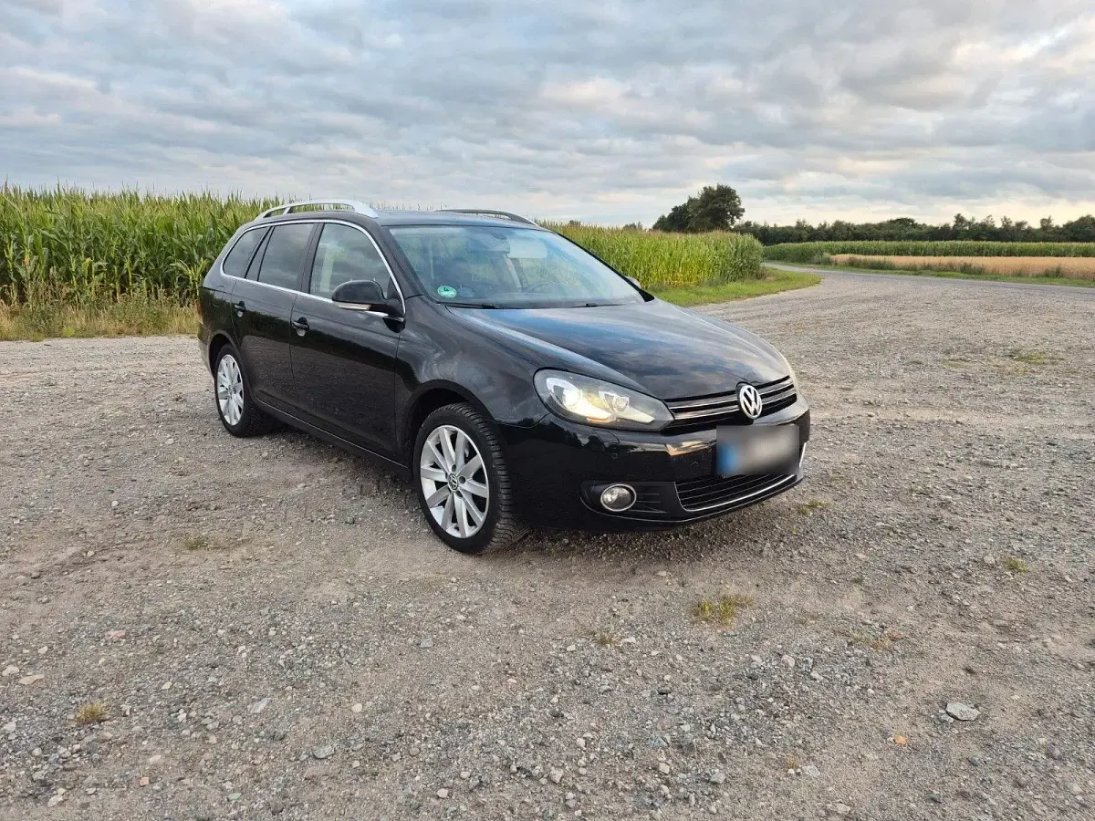 Gebraucht VW Golf VI Highline 140 PS (102 kW) 2010 Schwarz Kombi