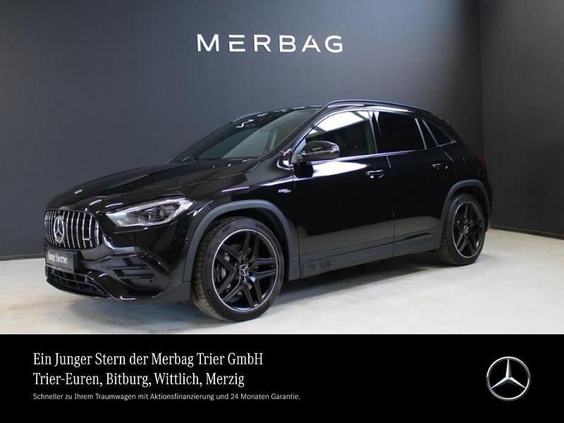 Metalliclack kosmosschwarz Gebraucht 2021 Mercedes GLA45 AMG AMG SUV | 41.960 € (Superpreis) - Bild 1/4