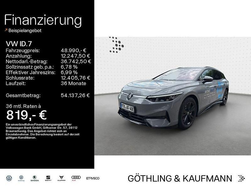 Grau Gebraucht 2025 VW ID.7 Pro Limousine | 48.990 € (Fairer Preis) - Bild 1/4