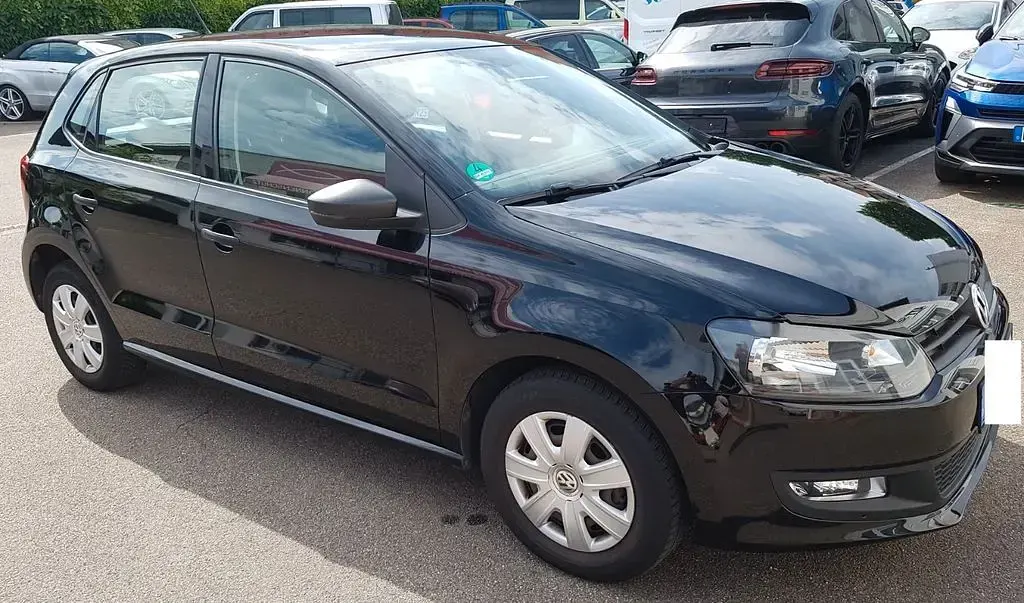 Gebraucht VW Polo Trendline 69 PS (50 kW) 2011 Schwarz Kleinwagen