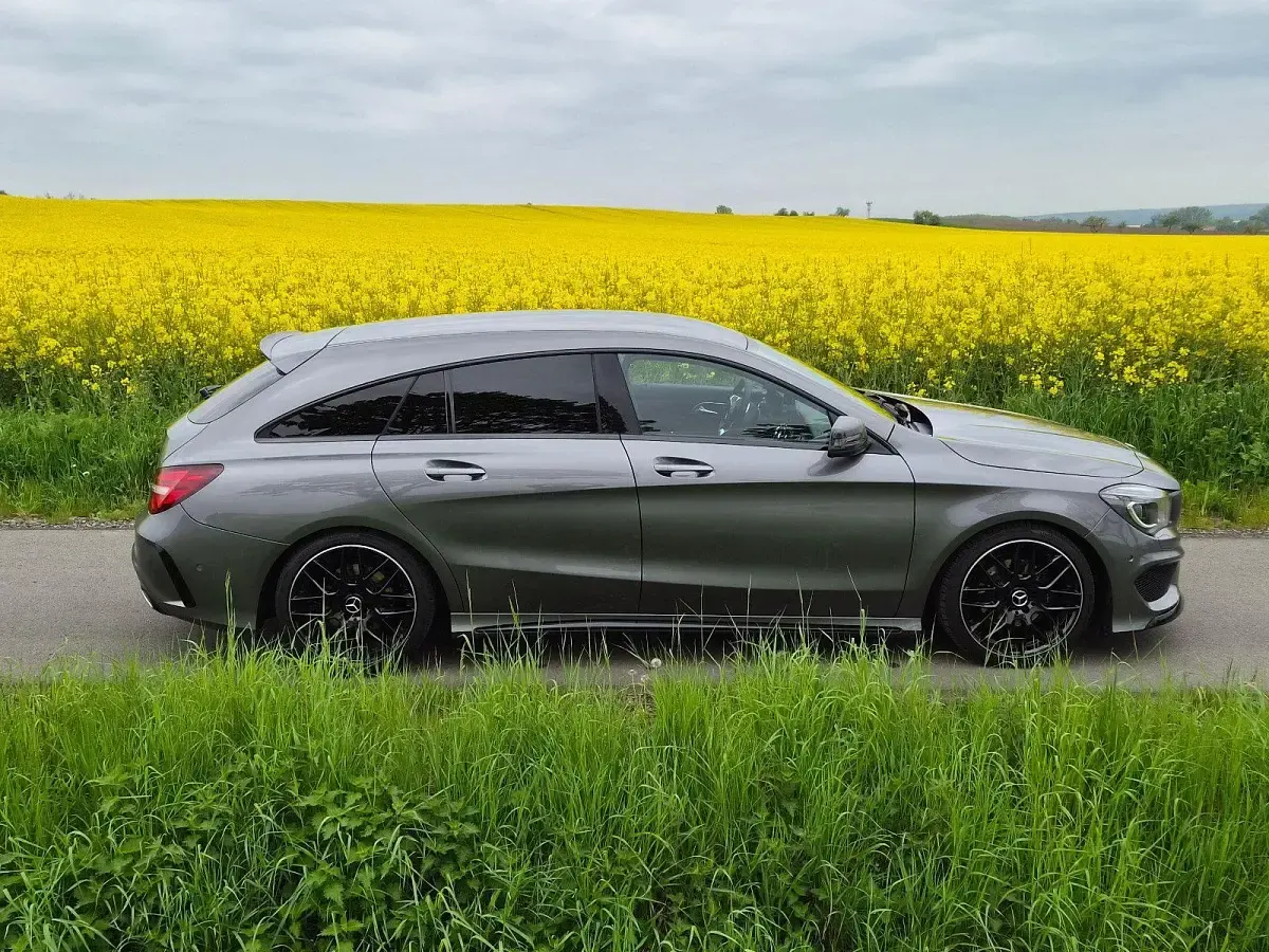 Gebraucht Mercedes CLA200 AMG line 196 PS (144 kW) 2015 Grau Coupé