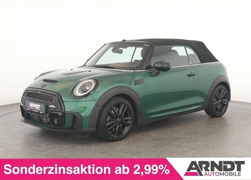 Grün Gebraucht 2023 Mini John Cooper Works Cabriolet Premium Plus Cabrio | 32.484 € (Fairer Preis) - Bild 1/4
