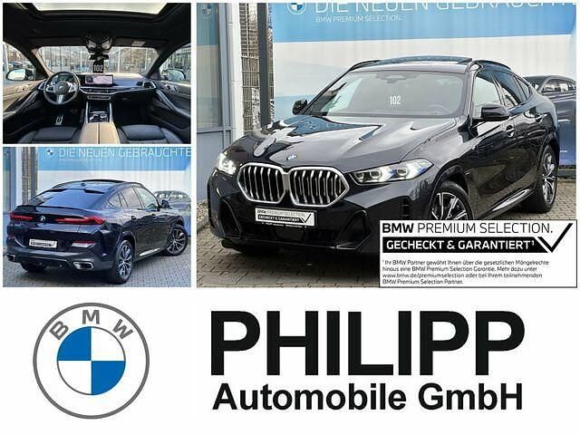 Carbonschwarz Gebraucht 2024 BMW X6 M Sport SUV | 84.479 € (Teuer) - Bild 1/2