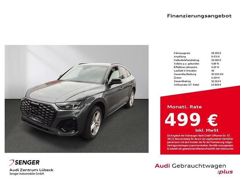 Daytonagrau perleffekt Gebraucht 2021 Audi Q5 Sportback S-Line SUV | 38.450 € (Fairer Preis) - Bild 1/4