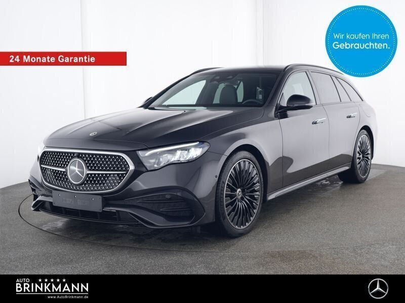 Lack graphitgrau Gebraucht 2024 Mercedes E300 AMG line Kombi | 50.840 € (Superpreis) - Bild 1/4