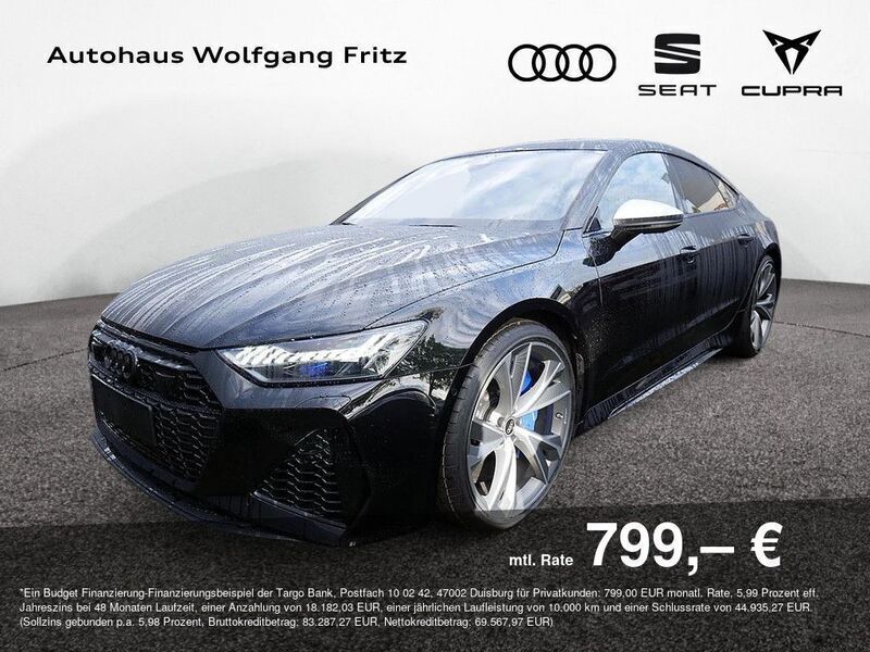 Schwarz Gebraucht 2021 Audi RS7 Sportback Ambiente Kleinwagen | 87.750 € (Guter Preis) - Bild 1/4