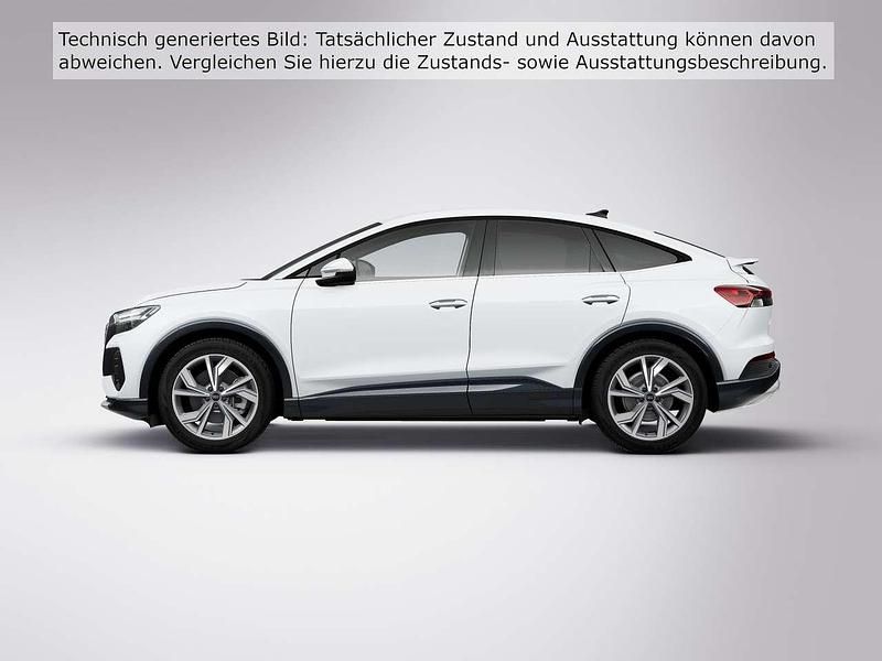 Gebraucht Audi Q4 e-tron 219 kW (299 PS) 2021 Gletscherweiß metallic SUV