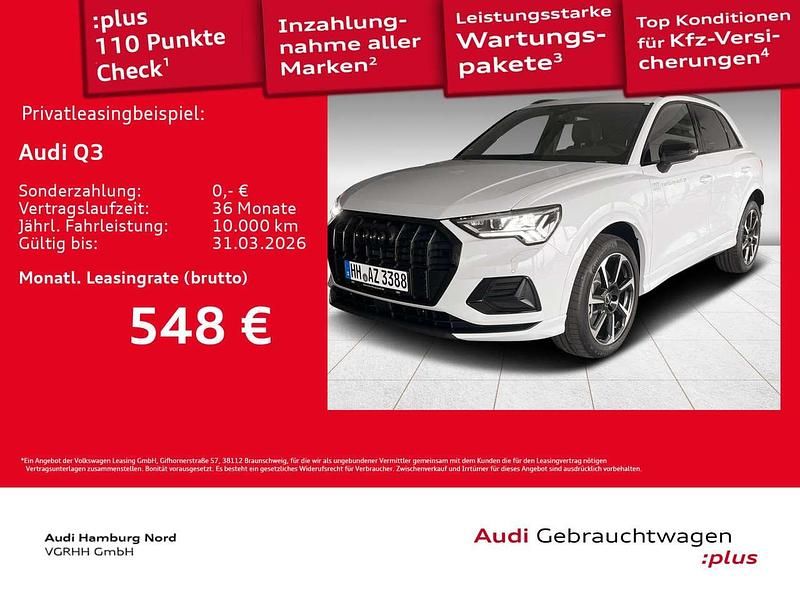 2y gletscherweiß metallic Gebraucht 2025 Audi Q3 S-Line SUV | 47.940 € (Etwas zu teuer) - Bild 1/3