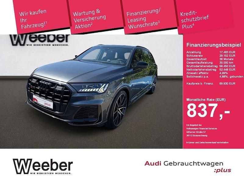 Grau Gebraucht 2021 Audi SQ7 Sport SUV | 69.930 € (Superpreis) - Bild 1/4