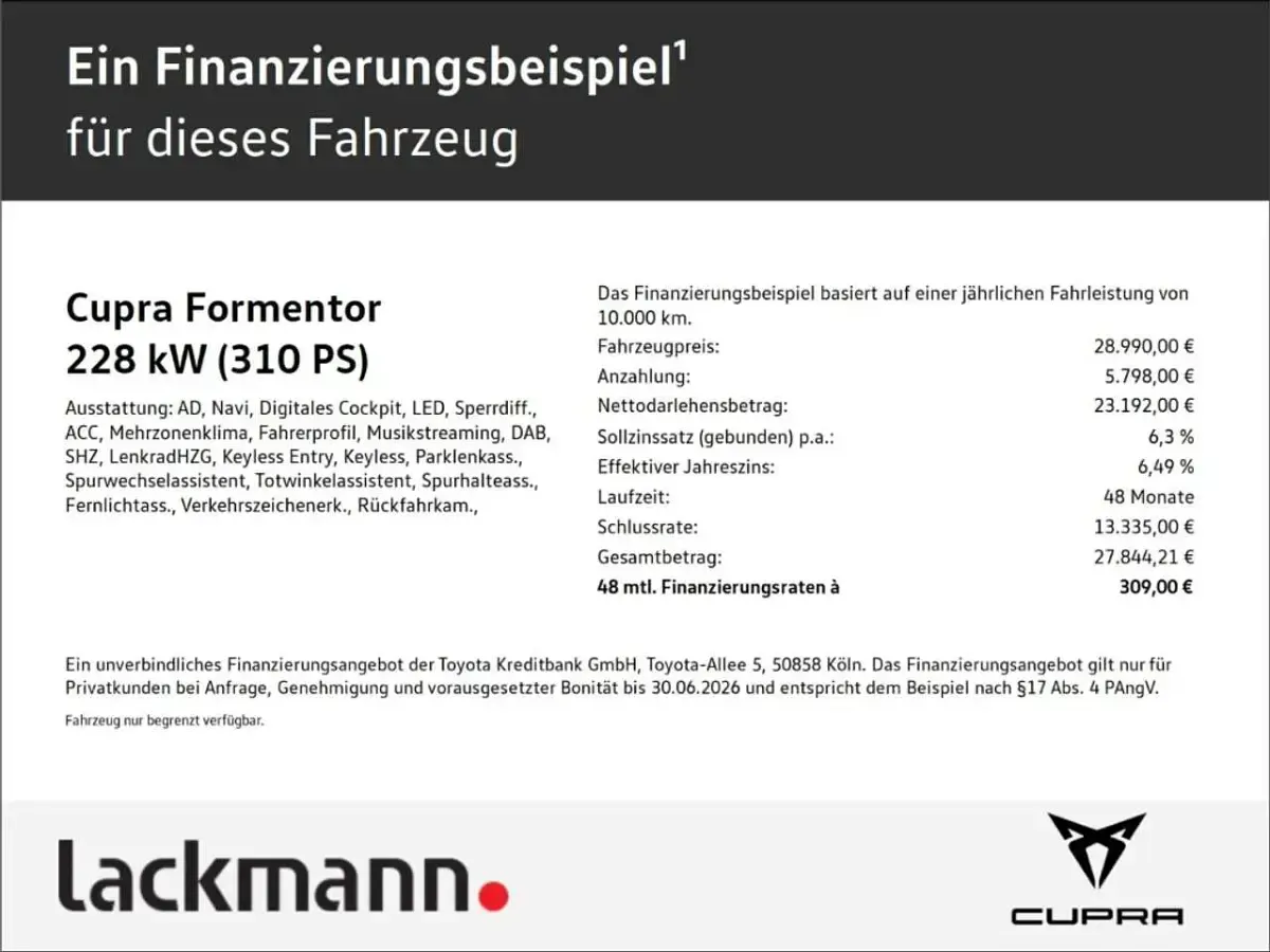 Gebraucht Cupra Formentor VZ 310 PS (228 kW) 2023 Grau SUV