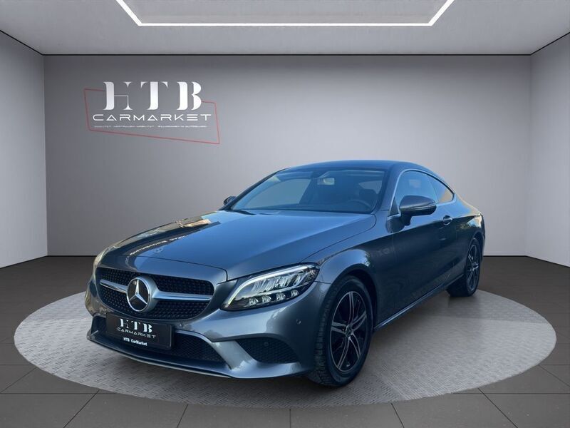 Grau Gebraucht 2019 Mercedes C200 Coupé | 19.990 € (Fairer Preis) - Bild 1/4