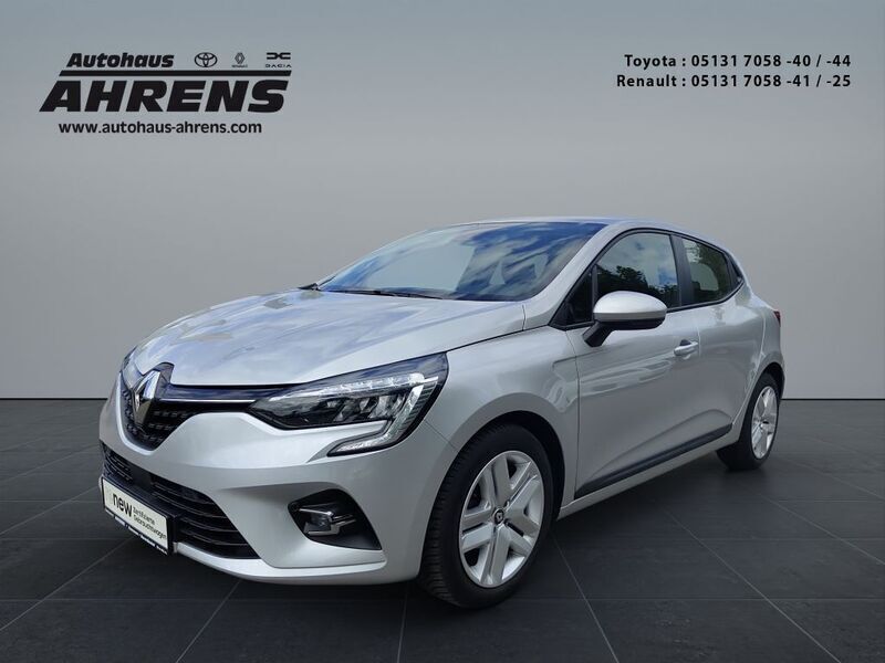 Platingrau metallic (metallic) Gebraucht 2022 Renault Clio V Equilibre Kleinwagen | 13.950 € (Fairer Preis) - Bild 1/4