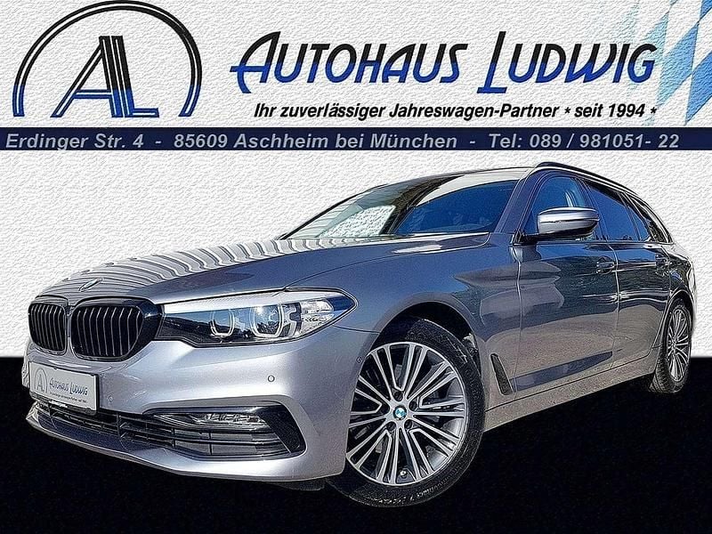 Bluestonemetallic Gebraucht 2019 BMW 520 Sport Line Kombi | 23.400 € (Guter Preis) - Bild 1/4