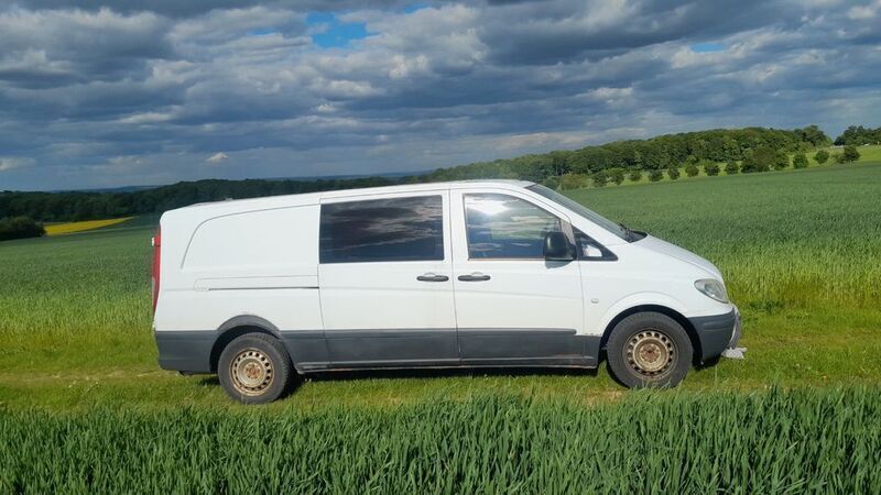 Weiß Gebraucht 2007 Mercedes Vito Van / Kleinbus | 4.749 € (Superpreis) - Bild 1/4