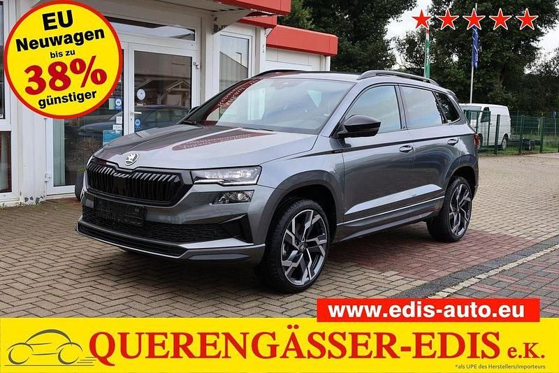 Graphite grau Neu 2025 Skoda Karoq SportLine SUV | 34.990 € (Etwas zu teuer) - Bild 1/4
