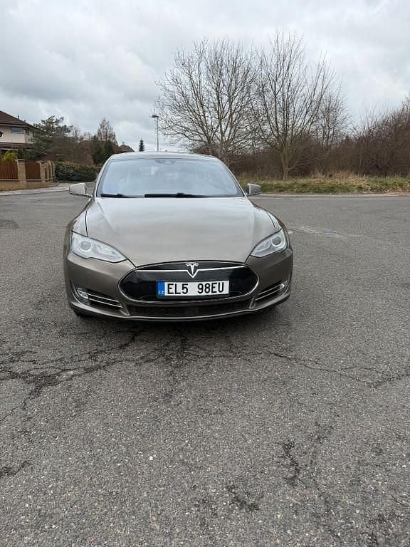 Gebraucht Tesla Model S 309 kW (421 PS) 2015 Beige Kleinwagen