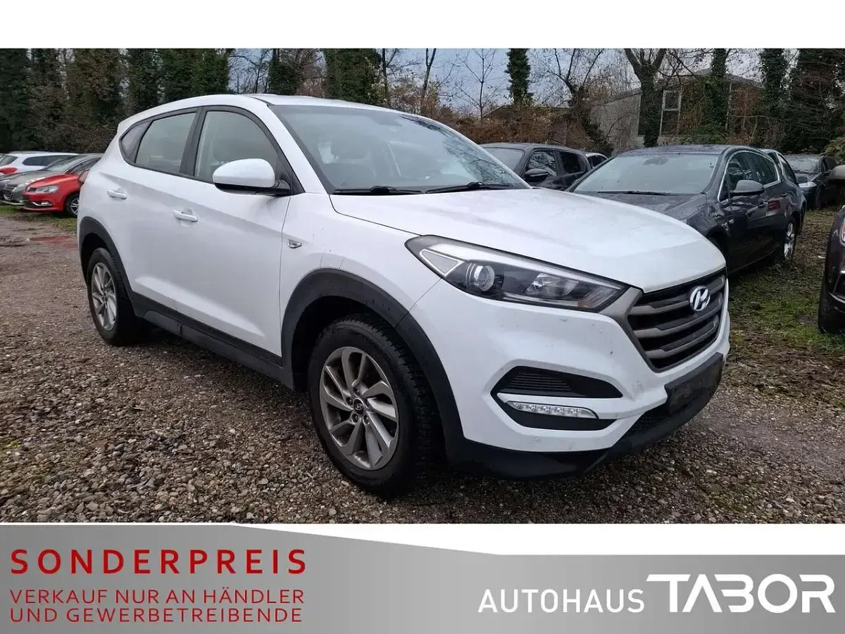 Gebraucht Hyundai Tucson GO! 177 PS (130 kW) 2017 Polar white / sol SUV