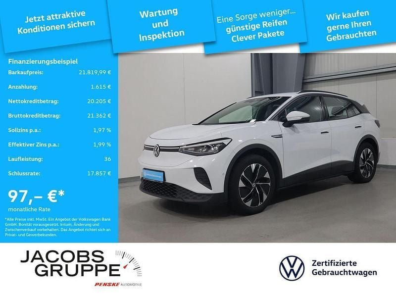 Weiß Gebraucht 2023 VW ID.4 Pro Performance SUV | 21.820 € (Superpreis) - Bild 1/3