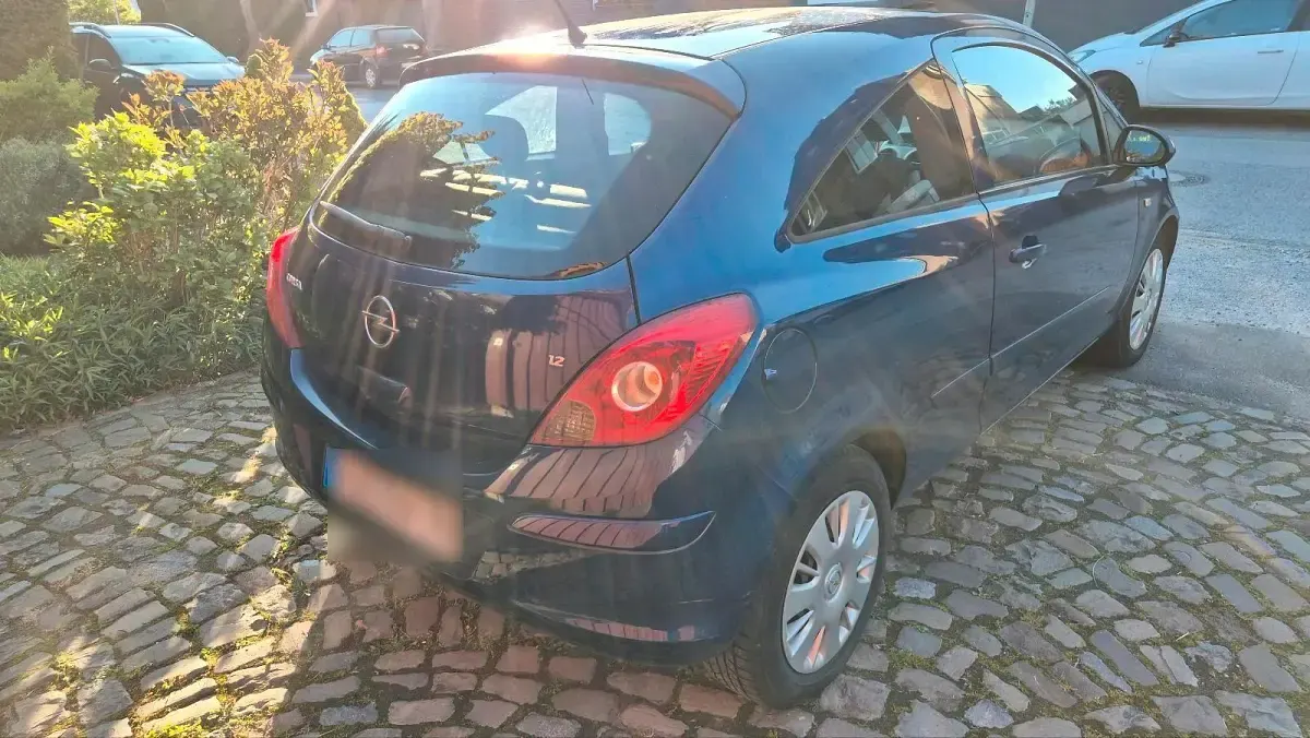 Gebraucht Opel Corsa 80 PS (58 kW) 2007 Blau Kleinwagen