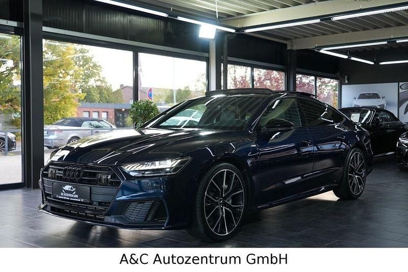 Blau Gebraucht 2021 Audi A7 Sportback S-Line Kleinwagen | 45.990 € (Fairer Preis) - Bild 1/4