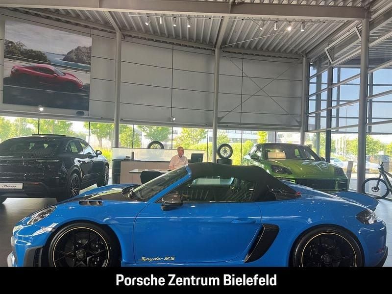 Neu Porsche 718 Spyder RS 500 PS (367 kW) 2026 Blau Cabrio
