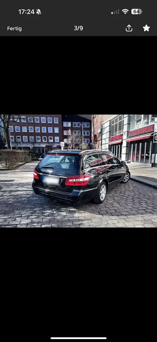 Usata Mercedes E200 184 CV (135 kW) 2010 Nero Station wagon