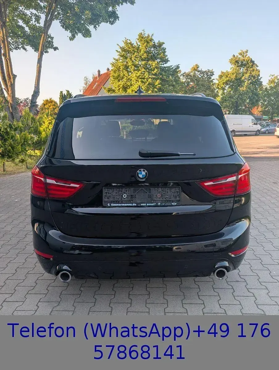 Gebraucht BMW 218 Gran Tourer Advantage 150 PS (110 kW) 2021 Schwarz Van / Kleinbus