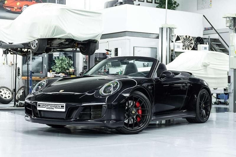 Gebraucht Porsche 911 Carrera Cabriolet 450 PS (330 kW) 2017 Tiefschwarz Cabrio