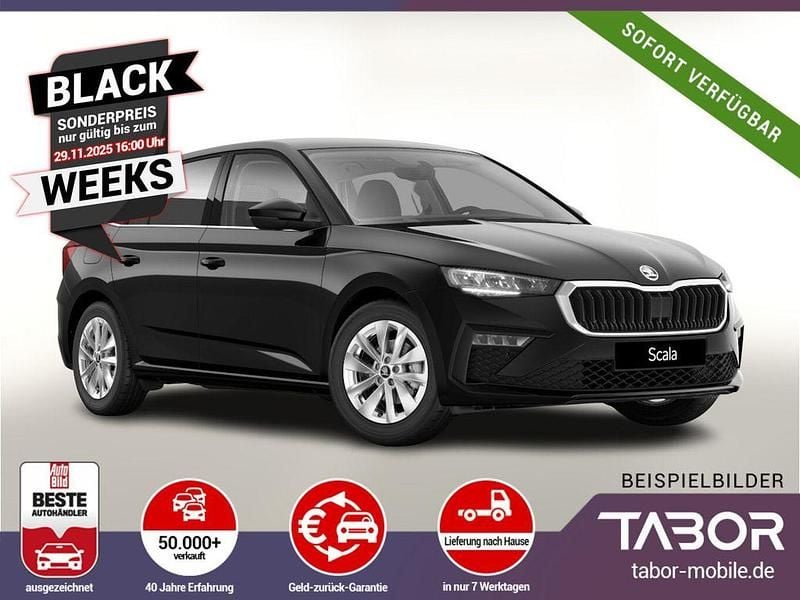 Schwarz Neu 2025 Skoda Scala Kleinwagen | 24.588 € (Fairer Preis) - Bild 1/4