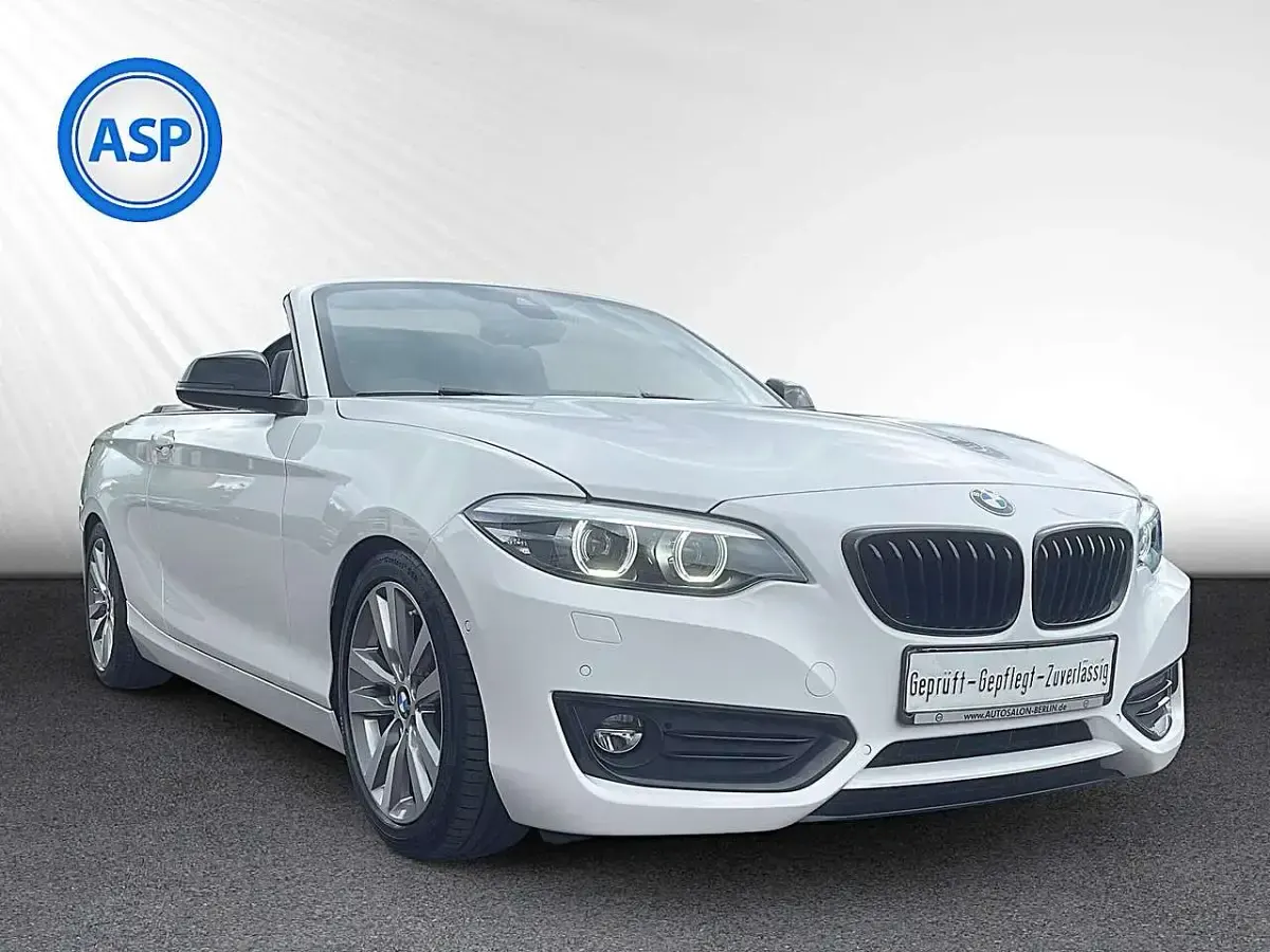 Gebraucht BMW 220 Advantage 184 PS (135 kW) 2018 Alpinweiss iii Cabrio