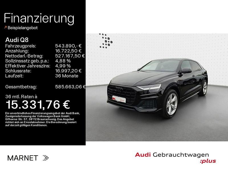 Gebraucht Audi Q8 S-Line 286 PS (210 kW) 2022 Schwarz SUV