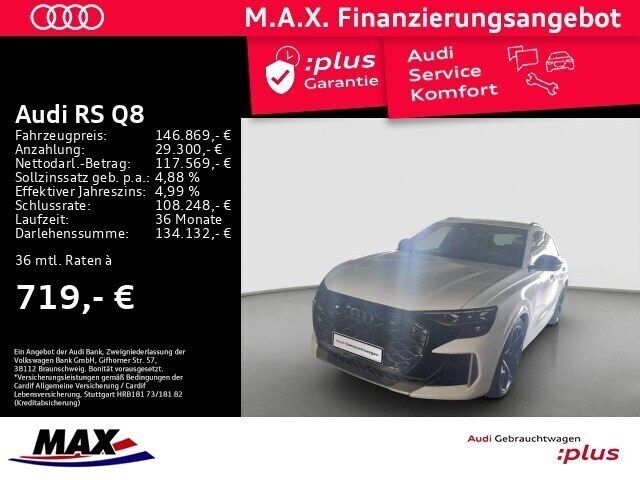 Weiß Gebraucht 2024 Audi RS Q8 Performance SUV | 146.869 € - Bild 1/2