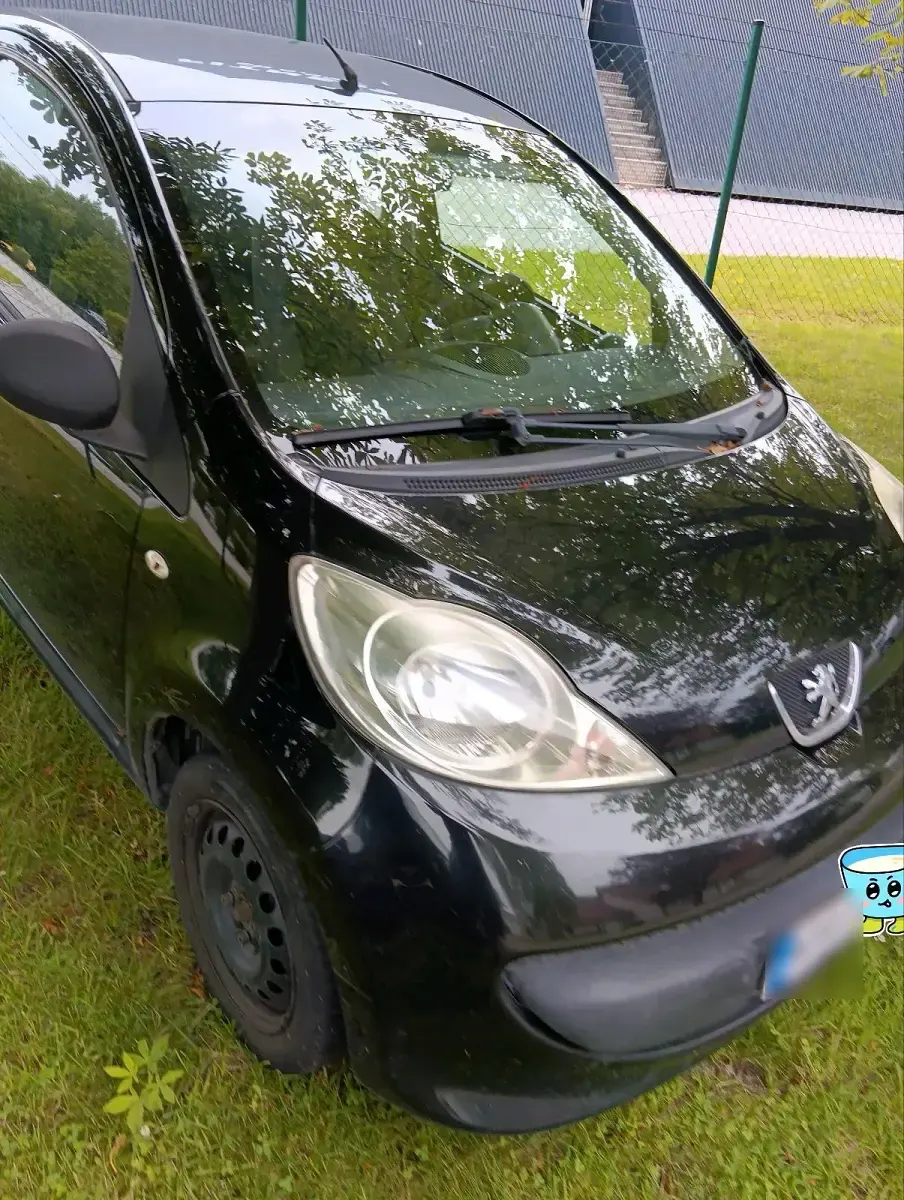 Gebraucht Peugeot 107 68 PS (50 kW) 2007 Schwarz Kleinwagen