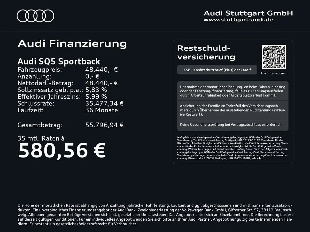 Gebraucht Audi SQ5 341 PS (250 kW) 2023 Ultrablau metallic SUV