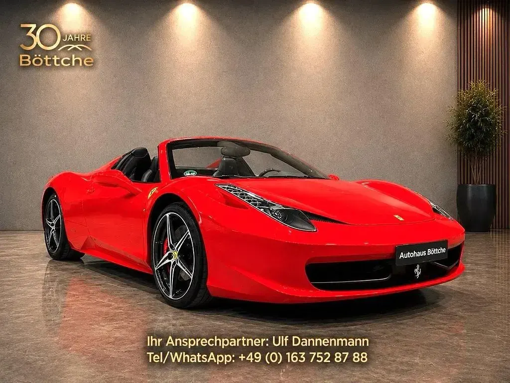 Gebraucht Ferrari 458 566 PS (416 kW) 2014 Rot Cabrio
