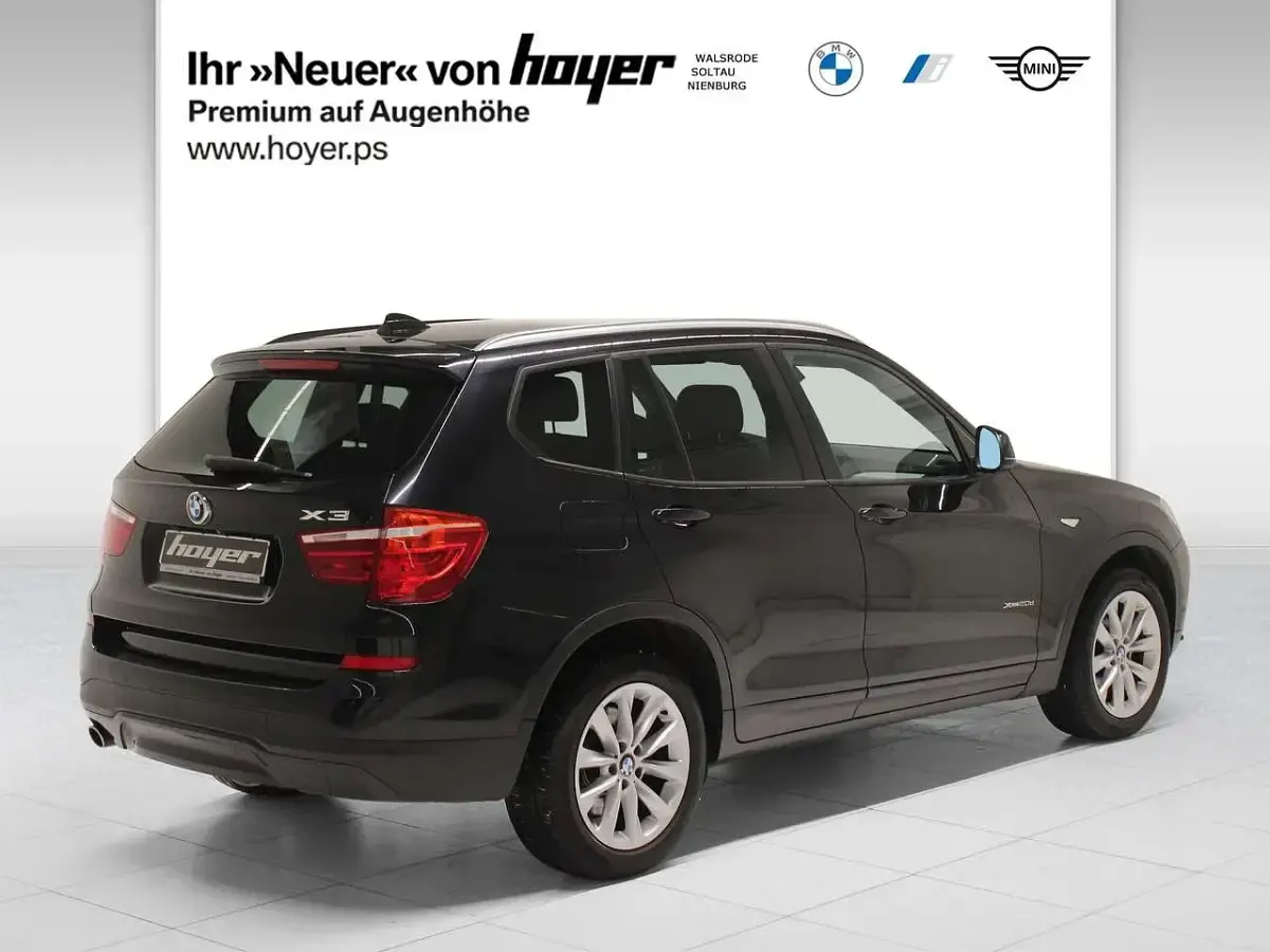 Gebraucht BMW X3 Sport Line 190 PS (139 kW) 2014 Saphirschwarz SUV