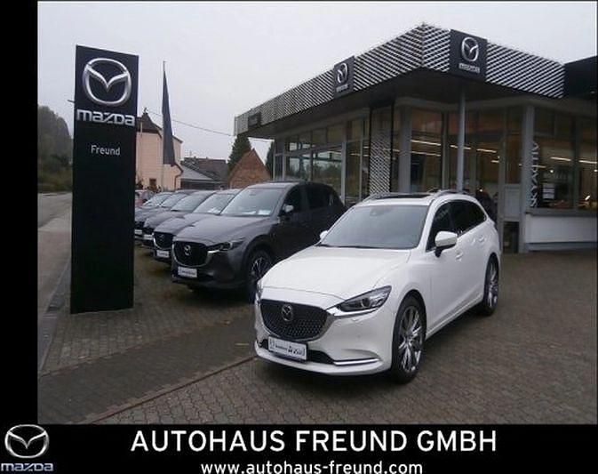 Weiss Gebraucht 2024 Mazda 6 Takumi-Line | 33.449 € (Fairer Preis) - Bild 1/4