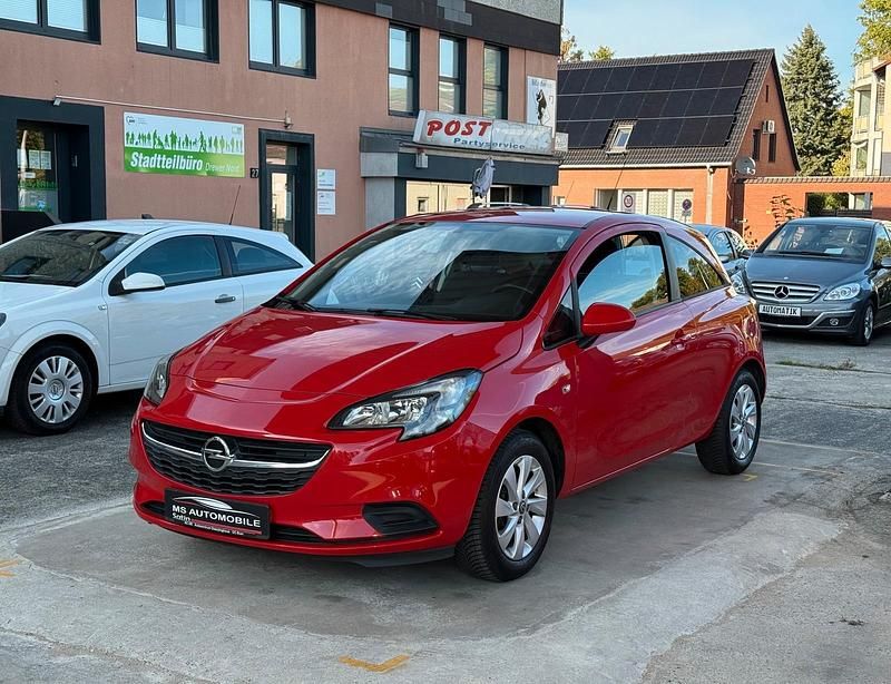Rot Gebraucht 2015 Opel Corsa Edition Kleinwagen | 4.999 € (Fairer Preis) - Bild 1/4