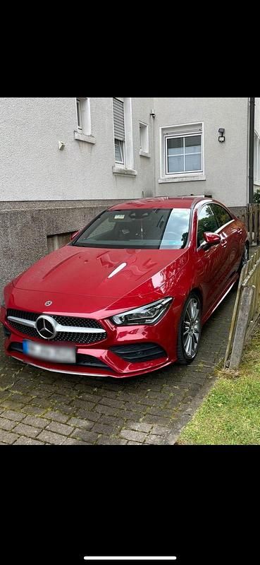 Rot Gebraucht 2020 Mercedes CLA220 AMG line Limousine | 29.999 € (Superpreis) - Bild 1/4