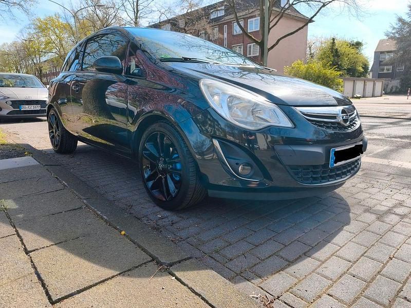 Gebraucht Opel Corsa Edition 87 PS (63 kW) 2012 Schwarz Kleinwagen