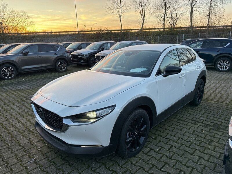 Snowflake white pearl Gebraucht 2024 Mazda CX-30 Homura-Line SUV | 25.290 € (Fairer Preis) - Bild 1/4