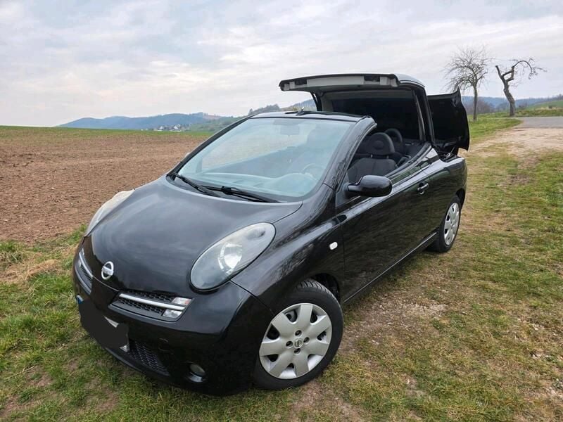 Schwarz Gebraucht 2006 Nissan Micra C+C Cabrio | 2.650 € (Fairer Preis) - Bild 1/4