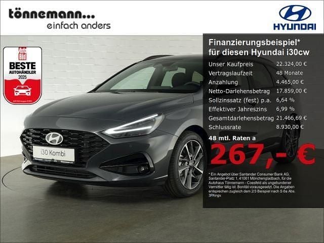Grau Gebraucht 2024 Hyundai i30 Advantage Kombi | 22.324 € (Guter Preis) - Bild 1/4