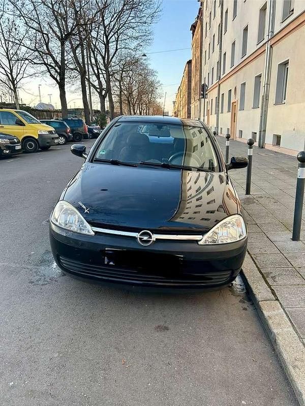 Schwarz Gebraucht 2003 Opel Corsa Kleinwagen | 2.300 € - Bild 1/4