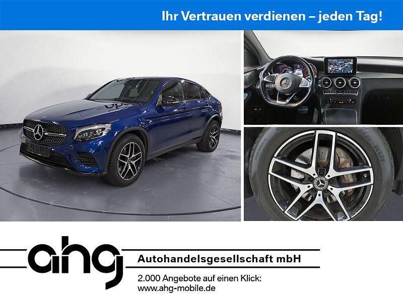 Brillantblau metallic Gebraucht 2019 Mercedes GLC250 Coupé | 37.760 € (Fairer Preis) - Bild 1/4