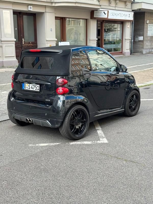 Schwarz Gebraucht 2009 Smart ForTwo Cabrio Brabus Cabrio | 4.999 € (Guter Preis) - Bild 1/4