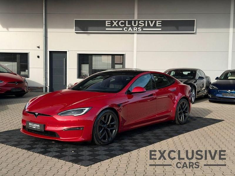 Gebraucht Tesla Model S Plaid 759 kW (1033 PS) 2022 Rot Kleinwagen