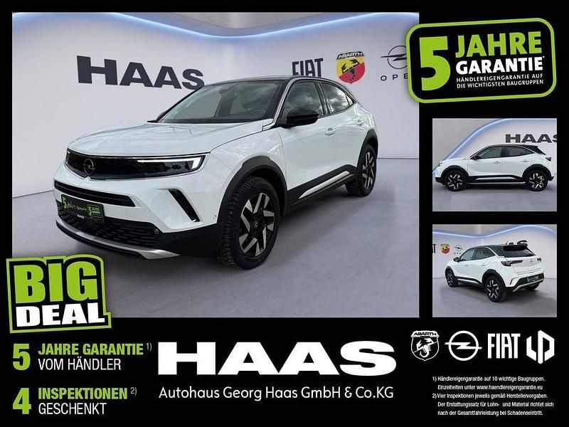 Jade weiss/arktis weiss (metallic) Gebraucht 2022 Opel Mokka Elegance SUV | 19.480 € (Fairer Preis) - Bild 1/4