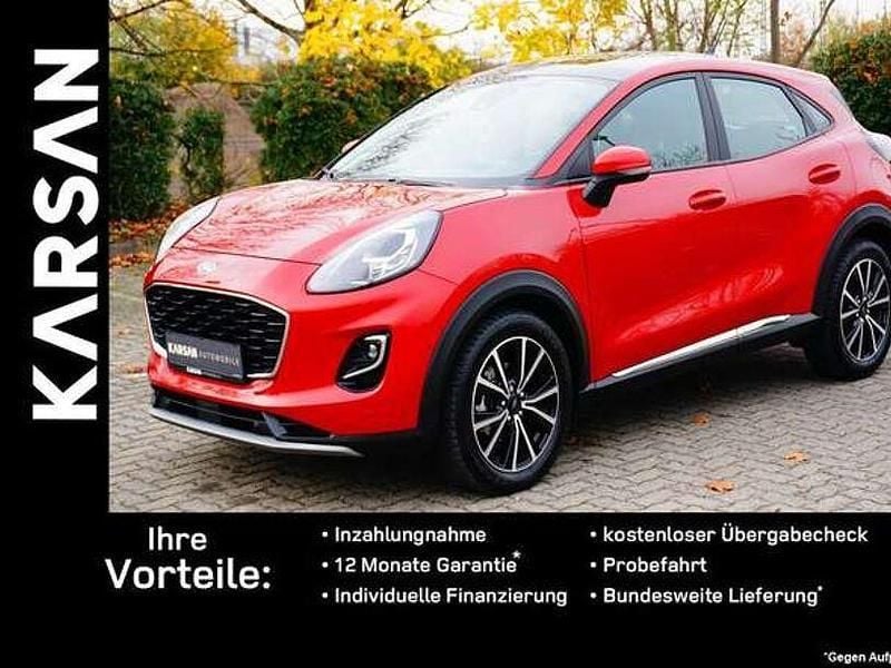 Weinrot Gebraucht 2022 Ford Puma Titanium SUV | 16.500 € (Superpreis) - Bild 1/4